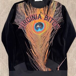 Givenchy × Riccardo Tisci Virginia Bi*ch Velvet Sweater